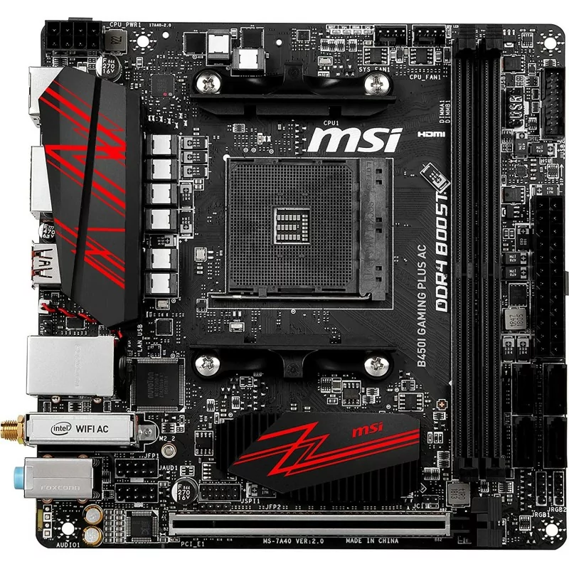 Msi B450I GAMING PLUS AC Motherboard Msi B450I GAMING PLUS AC Motherboard
